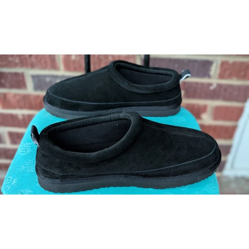 Bombas Saturday Suede Slip-On Men's Casual Shoes- Black Suede - Size 12